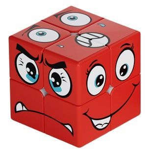 Кубик Рубіка 2х2 Червоний смайлик Z-cube DZCY0917 фото