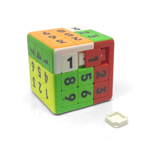 Кубик Рубіка 3x3 YuXin Digital Puzzle Cube 96775 фото