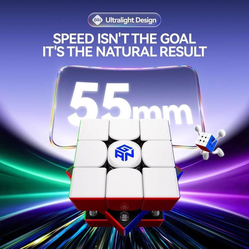 Кубик Рубіка 3x3 GAN V100 MagLev Frosted GY-3-14029 фото