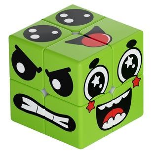 Кубик Рубіка 2х2 Зелений смайлик Z-cube DZCY0919 фото