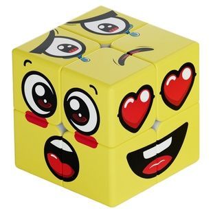 Кубик Рубіка 2х2 Жовтий смайлик Z-cube DZCY0918 фото