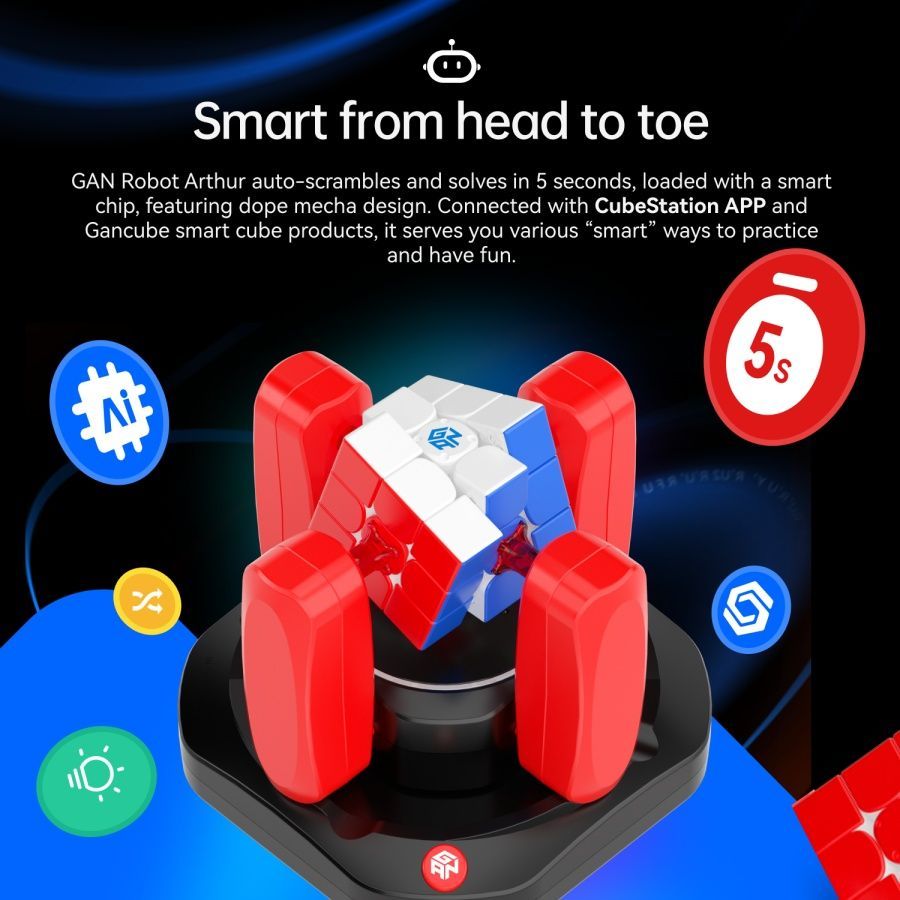 Робот для збирання кубів GAN Robot Arthur GANROBOT3 фото