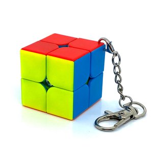 Брелок кубик Рубіка JieHui 2x2 Кольоровий 21501 фото