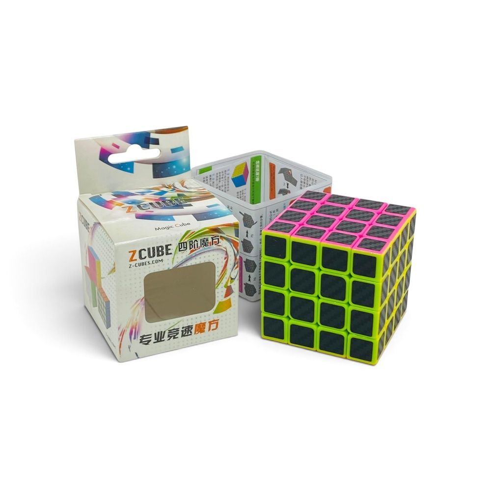 Кубик Рубіка 4x4 Z-Cube Black Carbon ZC4C фото
