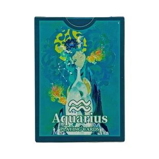 Покерні карти WohStudios Zodiac Series - Aquarius | Водолій iwz11 фото