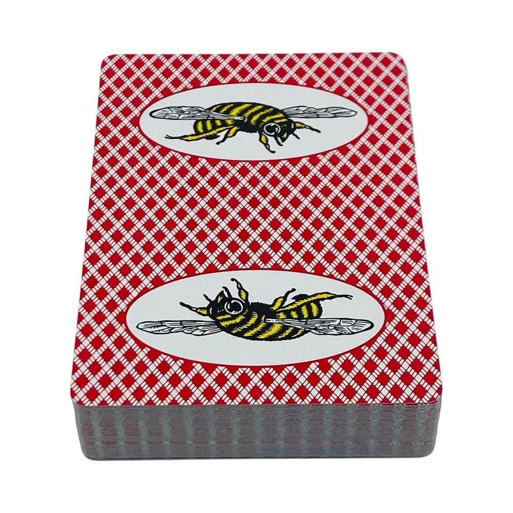 Колекційні покерні карти Bee Jumbo Index 2010 (золота бджілка) 51927 фото