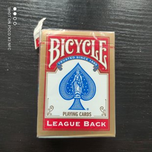Покерні карти Bicycle League Back red (УЦІНКА) 90364 фото