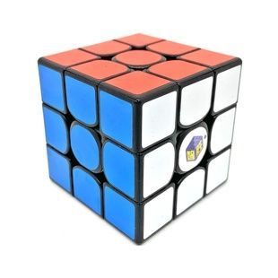 Кубик Рубіка 3x3 YuXin HuangLong Magnetic Чорний 59479 фото