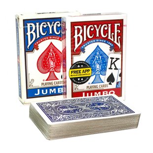 Покерні карти Bicycle Jumbo Index 10211 фото