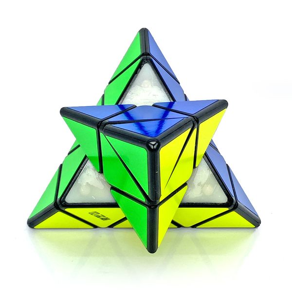 Пірамідка 3x3 QiYi Magnetic Чорна 62319 фото