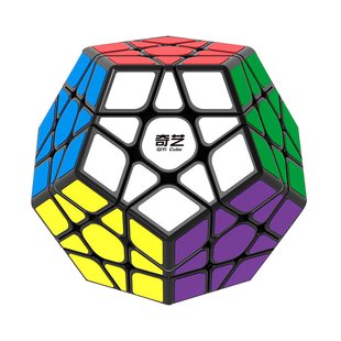 Мегамінкс 3x3 QiYi MoFangGe QiHeng Megaminx Чорний 16268 фото