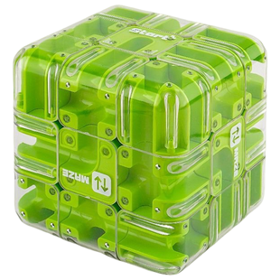 Головоломка 3D Maze Cube (85mm) зелена OT1039 фото