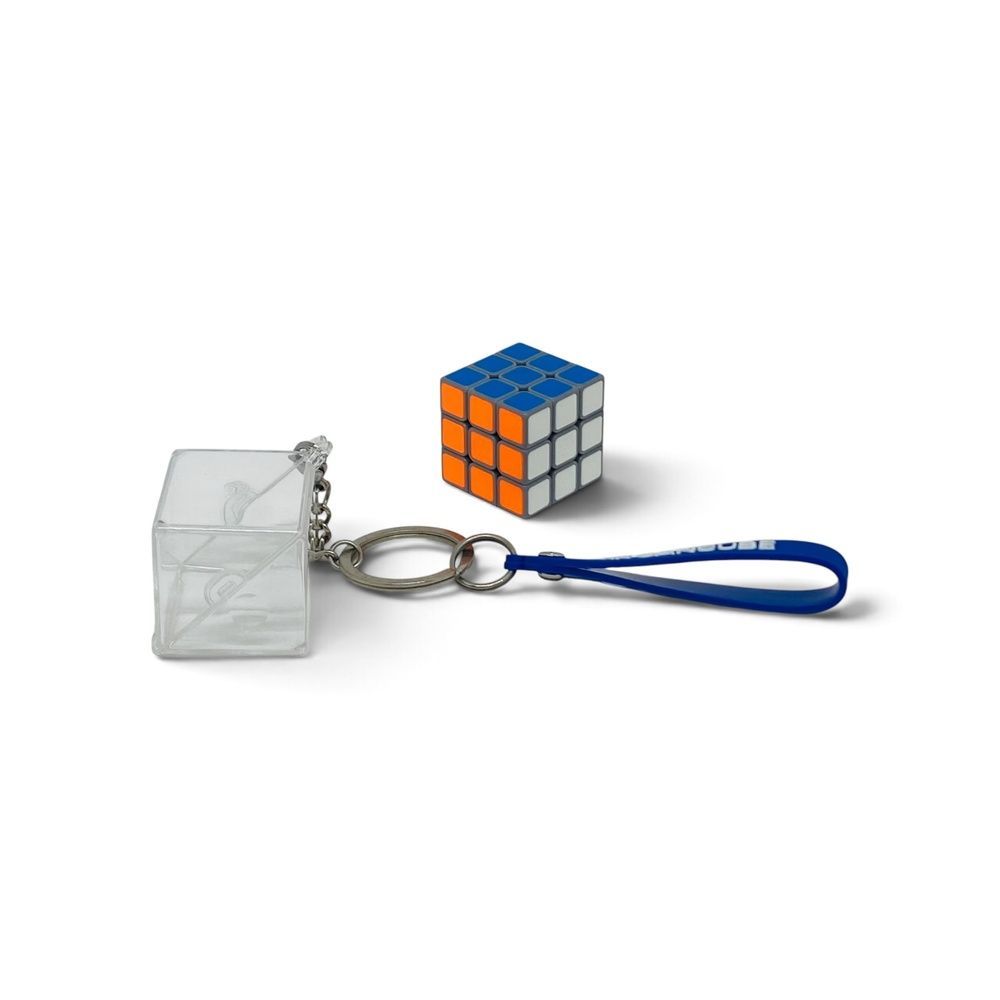 Брелок Кубик Рубіка 3x3 GAN328 Mosaic Cube Сірий GY-3-28004 фото