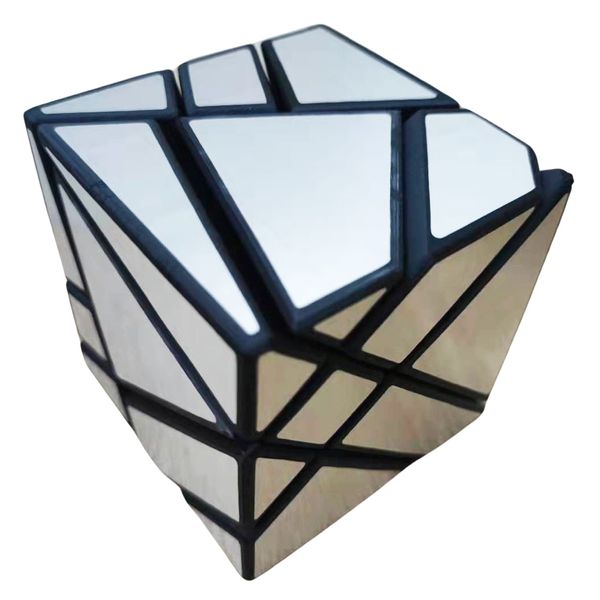 Дзеркальний Гост-куб | 2x3x3 Ghost Cube (срібні стікери) LJM6001 фото