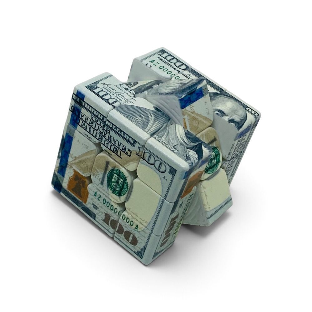 Кубик Рубіка 3x3 Сто доларів | $100 Cube DC-3-100USD фото