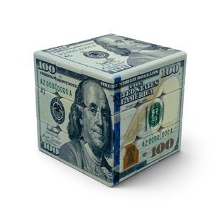 Кубик Рубіка 3x3 Сто доларів | $100 Cube DC-3-100USD фото