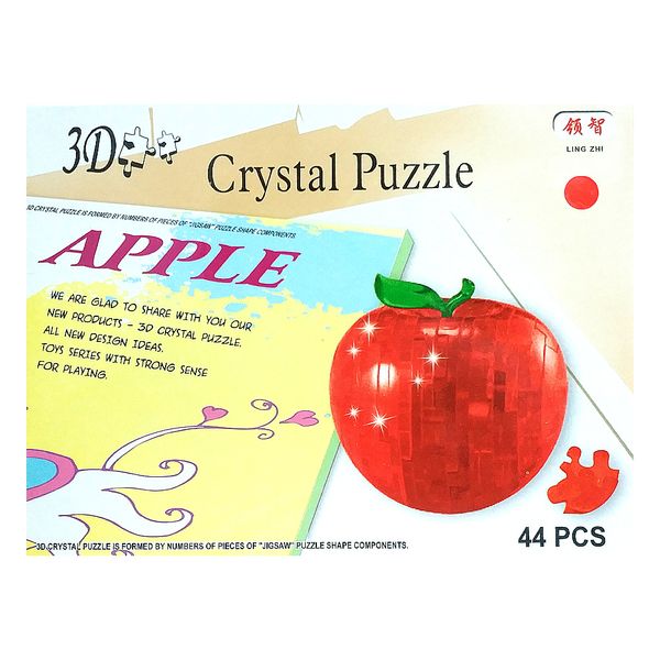 3D Crystal Puzzle «Яблуко» 3865 фото