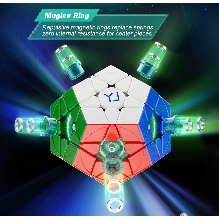 Мегамінкс YJ YuHu Megaminx V3 Maglev Ball Core YJYH002 фото