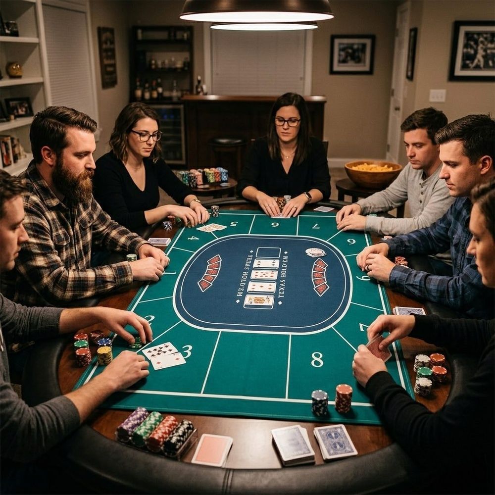 Скатертина для гри в покер Texas Hold'em TH-105019 фото