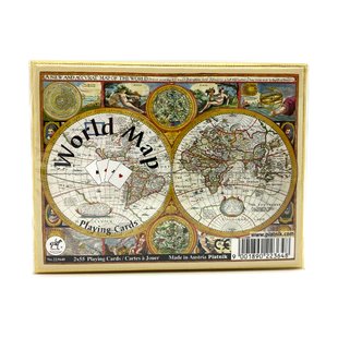 Набір гральних карт Piatnik World Map 2 колоди 45169 фото