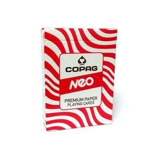 Покерні карти Copag Neo Deck Stripes (Червоні) 18550 фото
