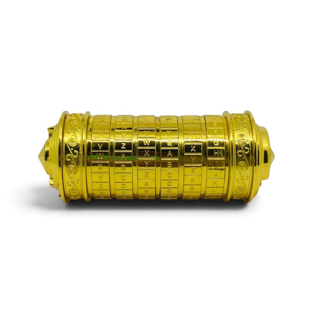 Головоломка-сховок Da Vinci Code Cryptex | Кріптекс Золотий DVCC-Gold фото
