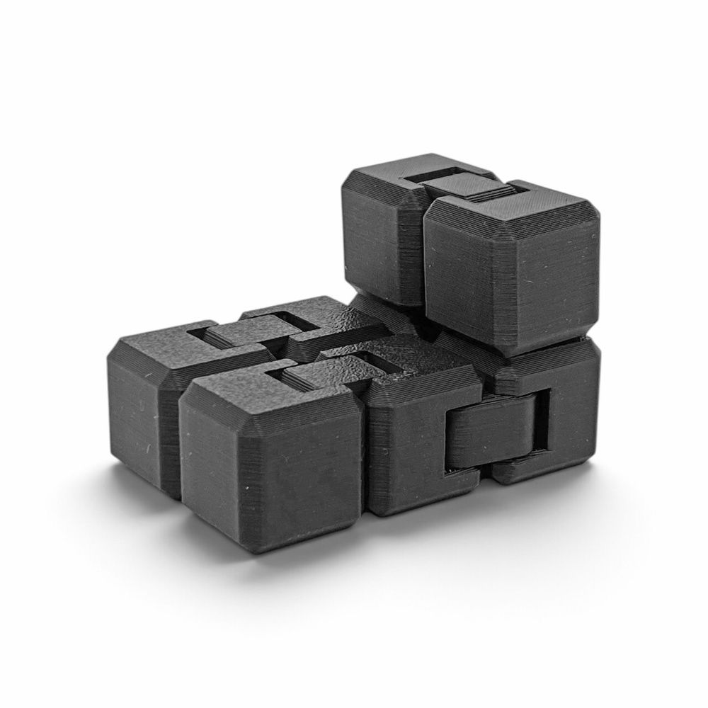 Іграшка-антистрес Infinity Cube Black FEM-1232 фото