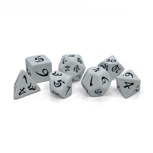 Набір гральних кісток Classic RPG Dice Set Білі 94105 фото