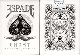 Покерні карти Bicycle Ghost White Gaff Deck 90622 фото