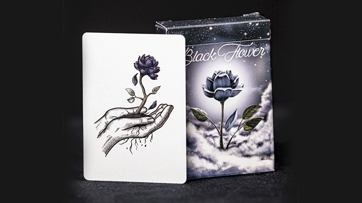 Покерні карти Black Flower Playing Cards by Jack Nobile 89163 фото