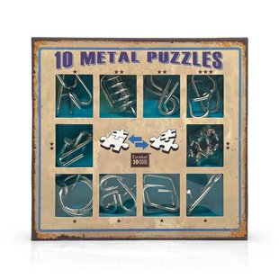 Набір металевих головоломок Eureka 10 Metal Puzzles 85605 фото
