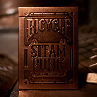 Покерні карти Bicycle Steampunk Gold 17159 фото