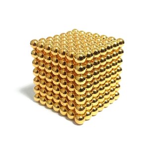 Неокуб NeoCube Золотий 7x7х7, 343 кульки 34473 фото