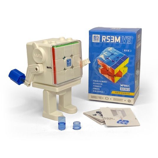 Купити Кубик Рубіка 3x3 MoYu RS3M v5 Dual Adjustment + Робот в