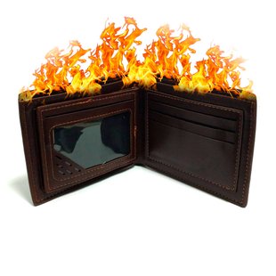 Фокус Палаючий гаманець (Flaming Wallet) 11523 фото