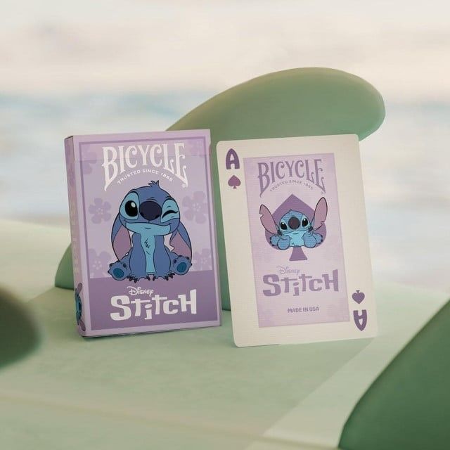Покерні карти Bicycle Disney Stitch Purple 56409-31 фото