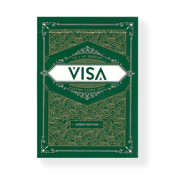 Покерні карти Visa Green Edition 28296 фото