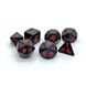 Набір гральних кісток Classic RPG Dice Set Чорні 85640 фото 1