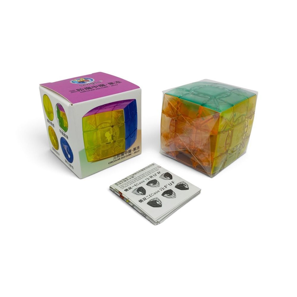 Кубик Рубіка 3x3 SengSo Circular Cube Jelly 7823A-1 фото