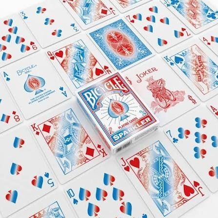 Покерні карти Bicycle Sparkler American Flag Fireworks Patriotic Deck 6623-0110 фото