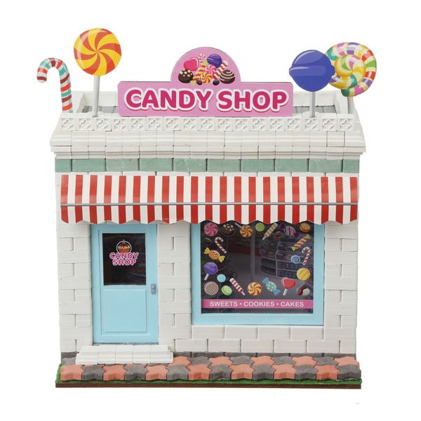 Керамічний конструктор з міні-цеглинок Candy shop. Крамниця солодощів Z71160 фото