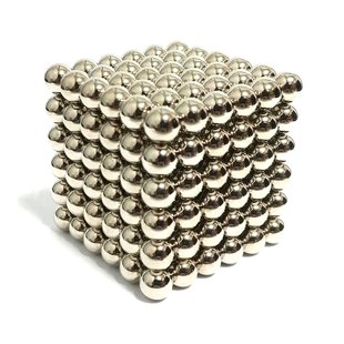 Антистрес магнітні кульки NeoCube Сріблястий (7 мм) 36589 фото