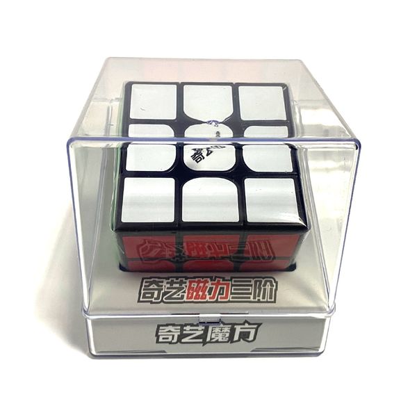 Кубик Рубіка 3x3 QiYi Magnetic Чорний 44255 фото